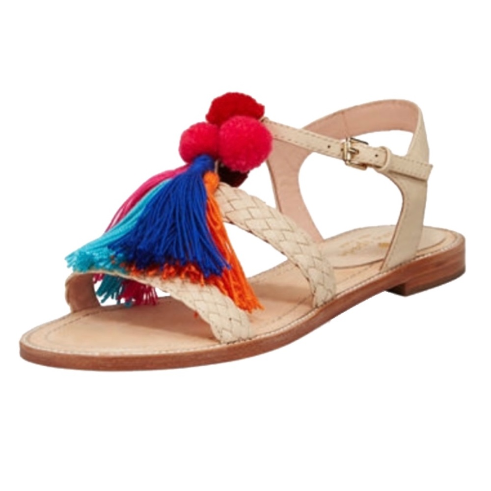 Kate Spade Sunset Straps Tassel Sandal